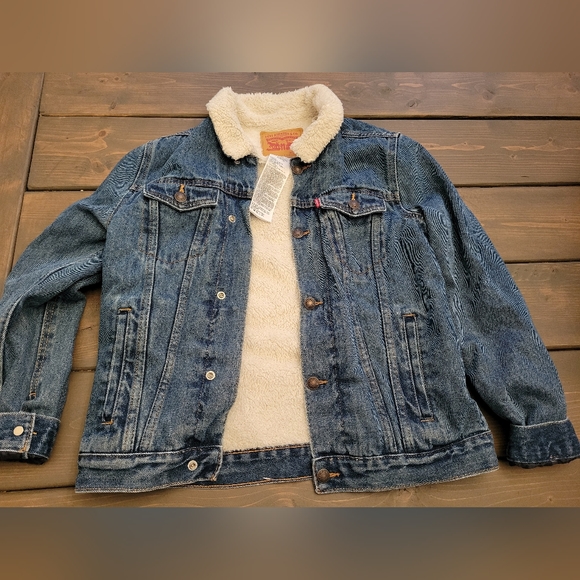 Levi's kids trucker jacket size large - Picture 1 of 3